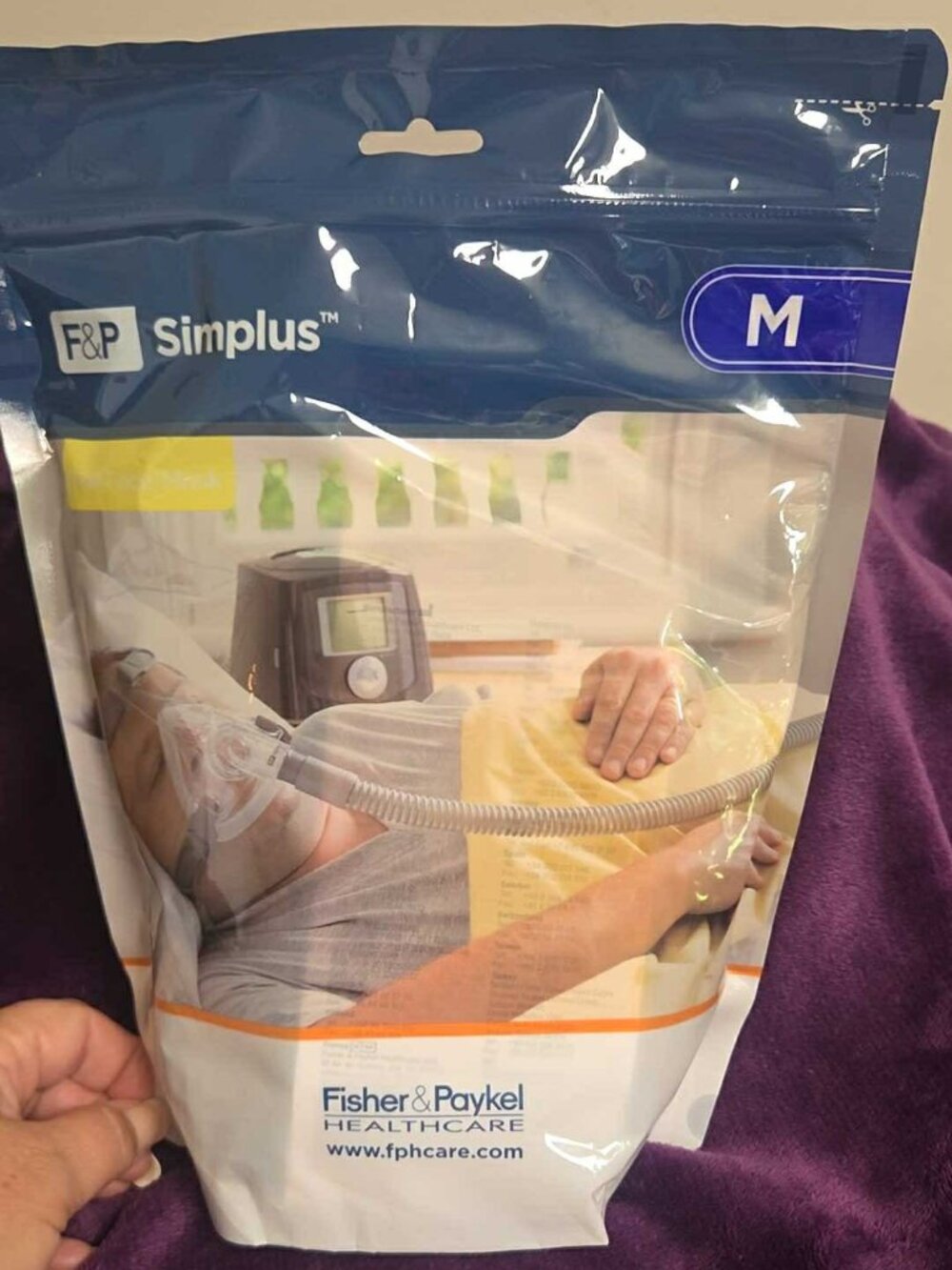Fisher & Paykel F&P Simplus Full Face Mask sz M #400476
